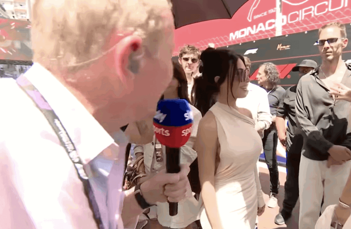 ‘Don’t push me’ - Martin Brundle ignored by Kim Kardashian amid F1 Monaco GP grid walk chaos
