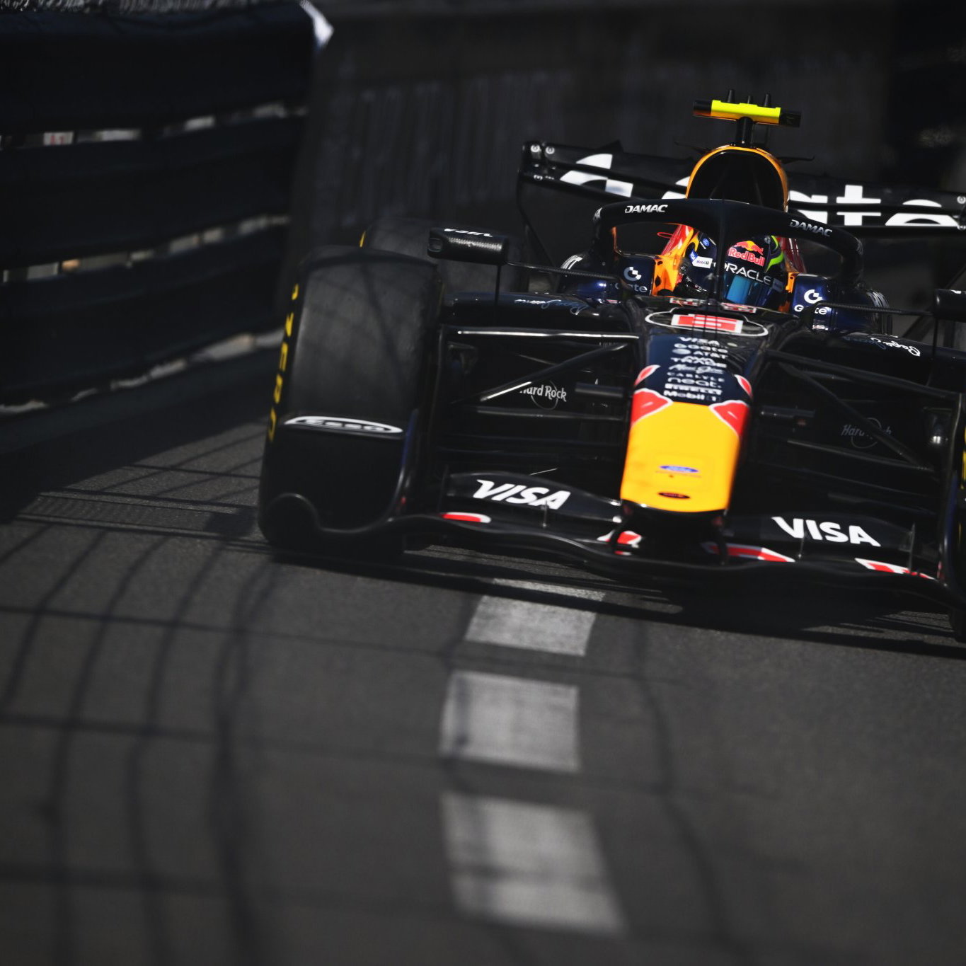 Hadjar battled power unit issues throughout the race 