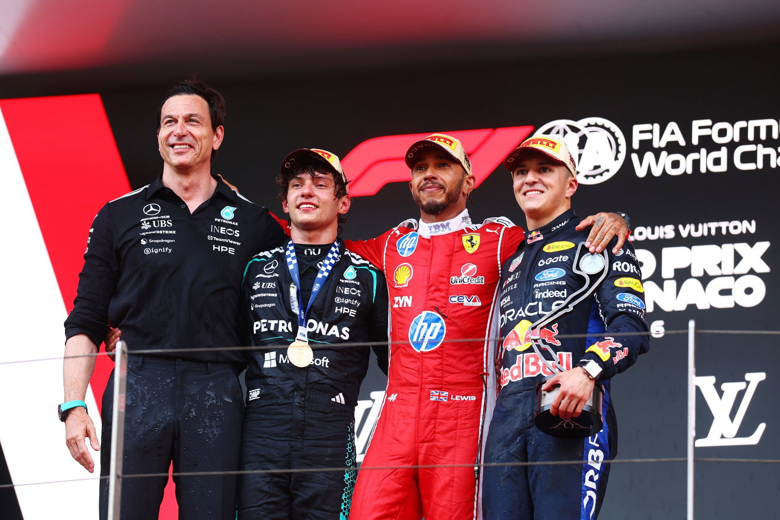 Hadjar scored his first podium for Red Bull
