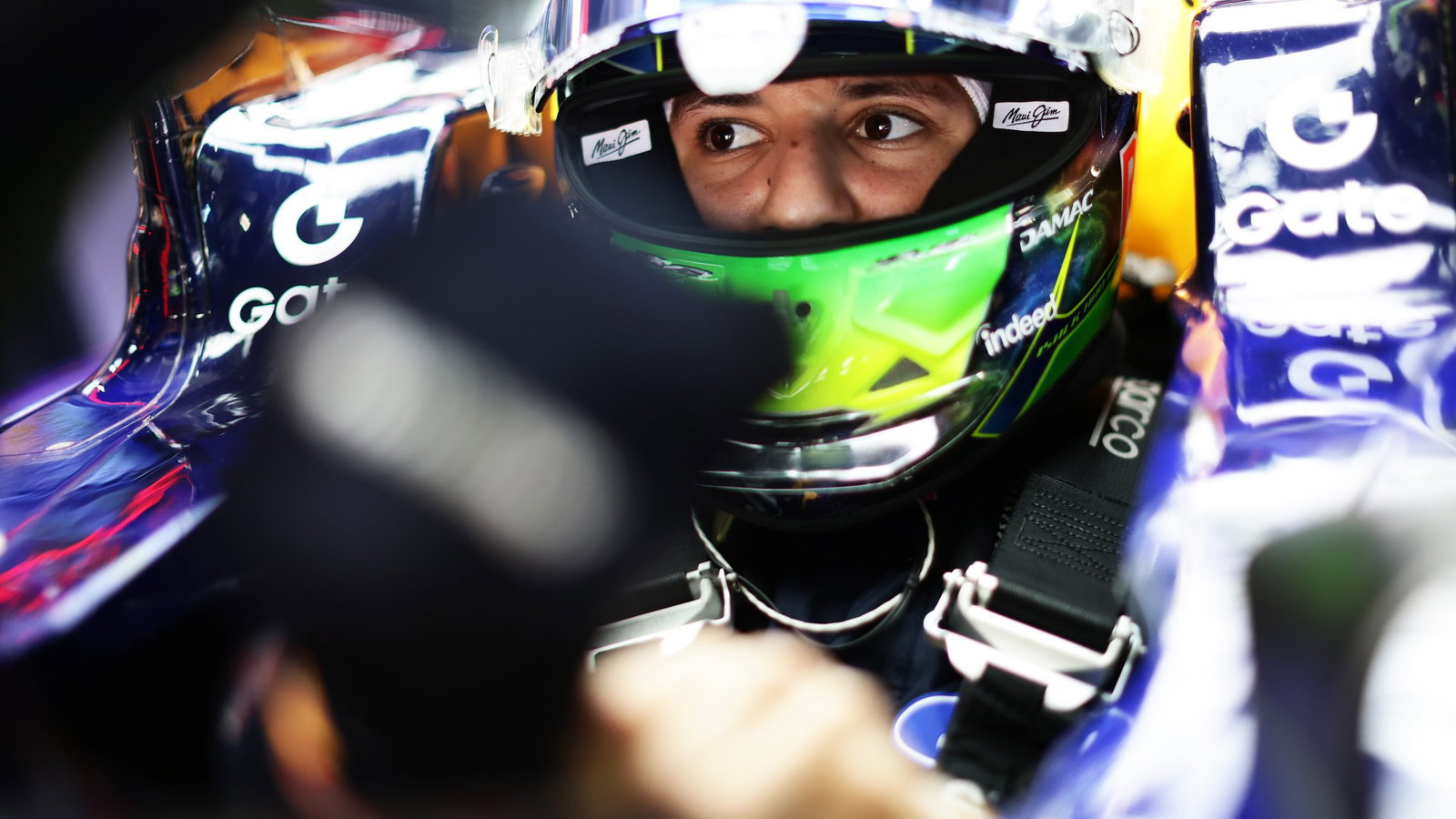 Hadjar had a go at Perez over team radio