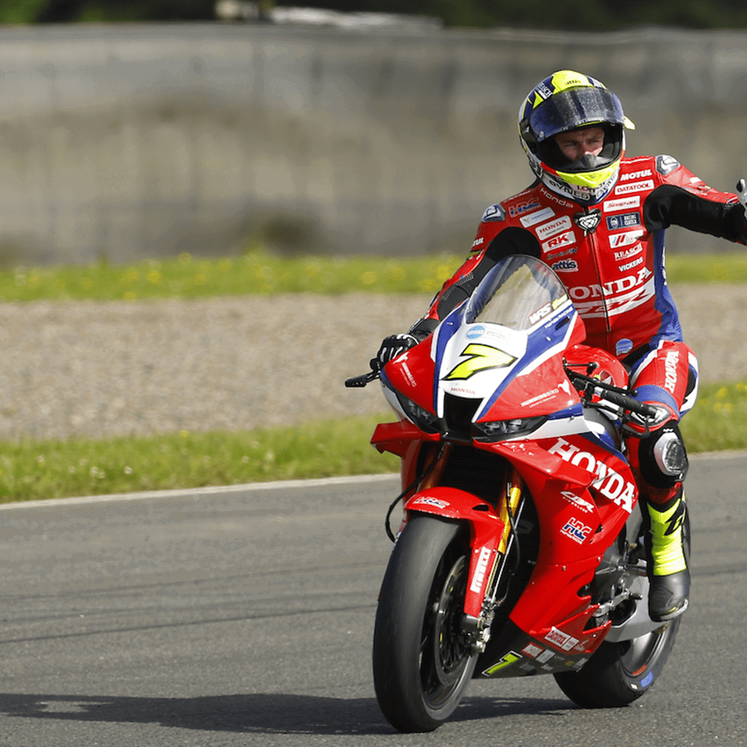 Ryan Vickers, 2026 Knockhill BSB. Credit: Honda Racing UK.