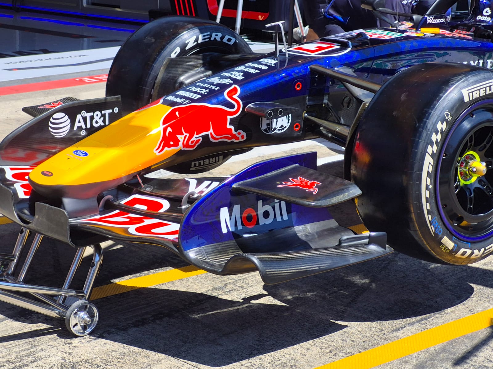 Detail of Red Bull's upgraded RB22 (image: Adam Cooper) 