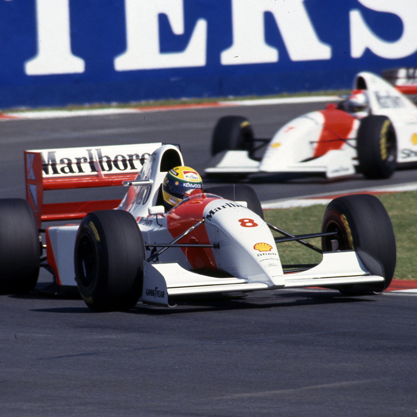 Senna in the 1993 Australian Grand Prix
