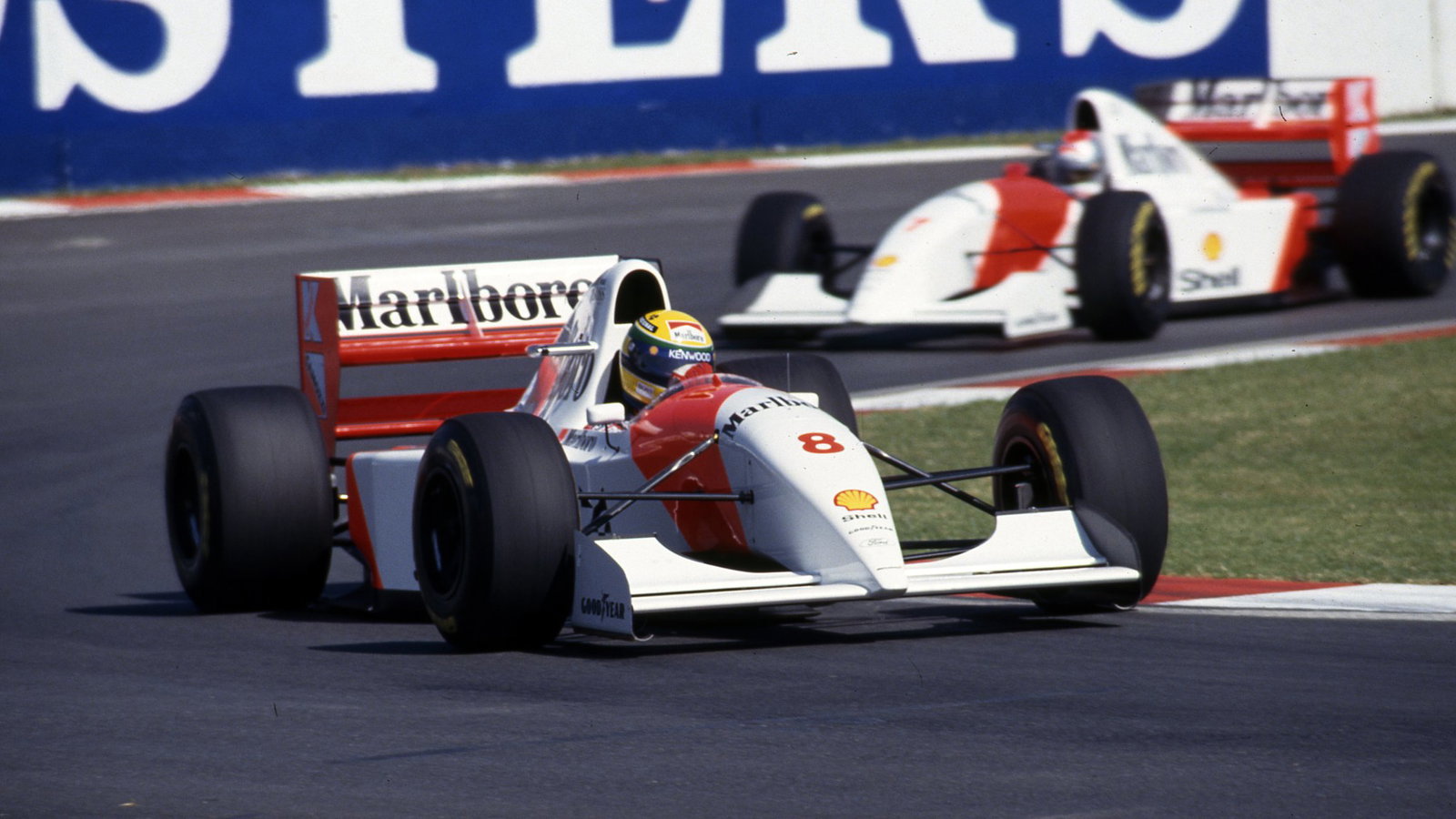 Senna in the 1993 Australian Grand Prix