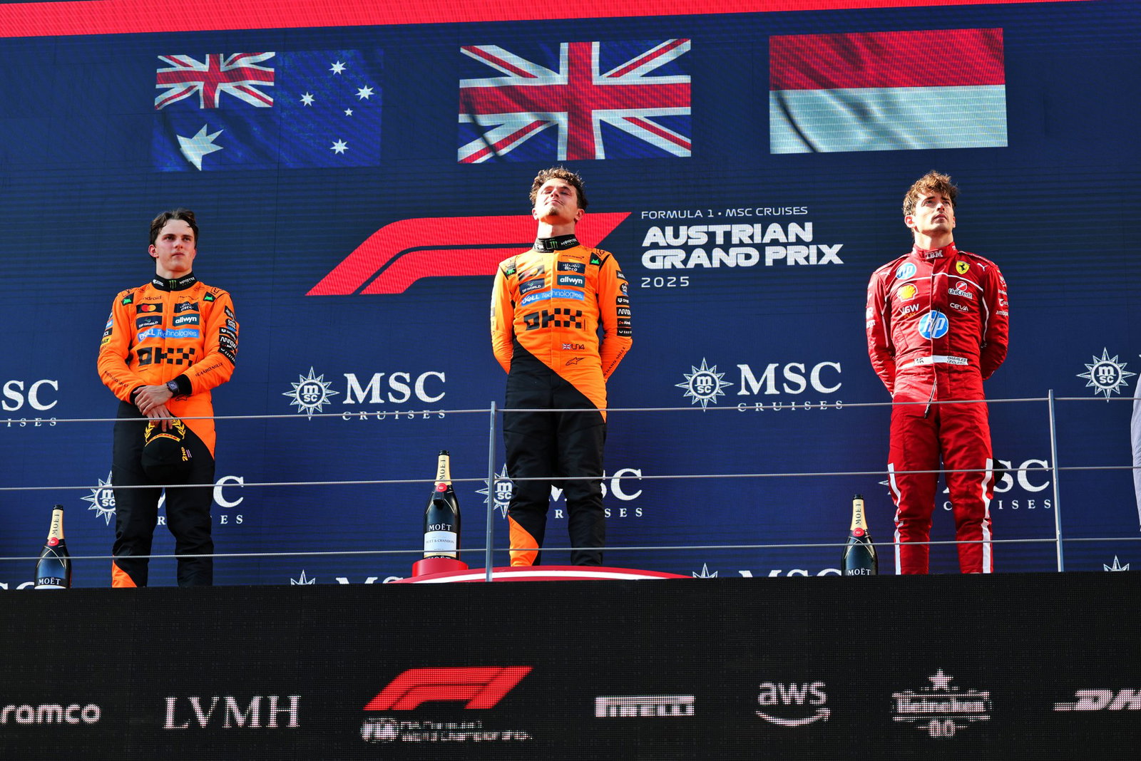 Norris was victorious last year in Austria