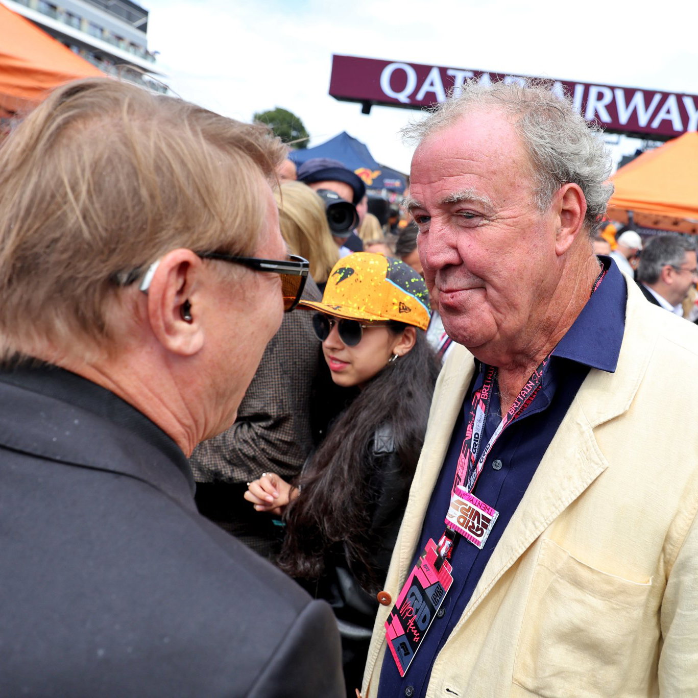 Clarkson on the grid at the 2025 British Grand Prix 