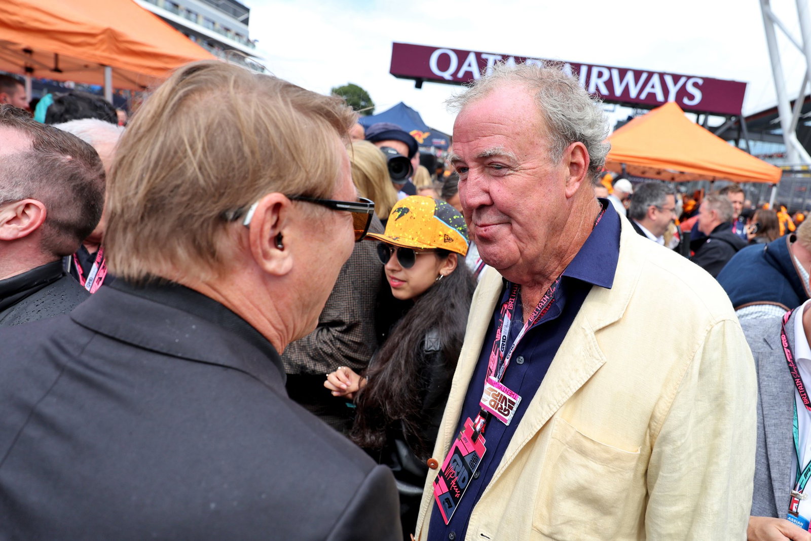 Clarkson on the grid at the 2025 British Grand Prix 