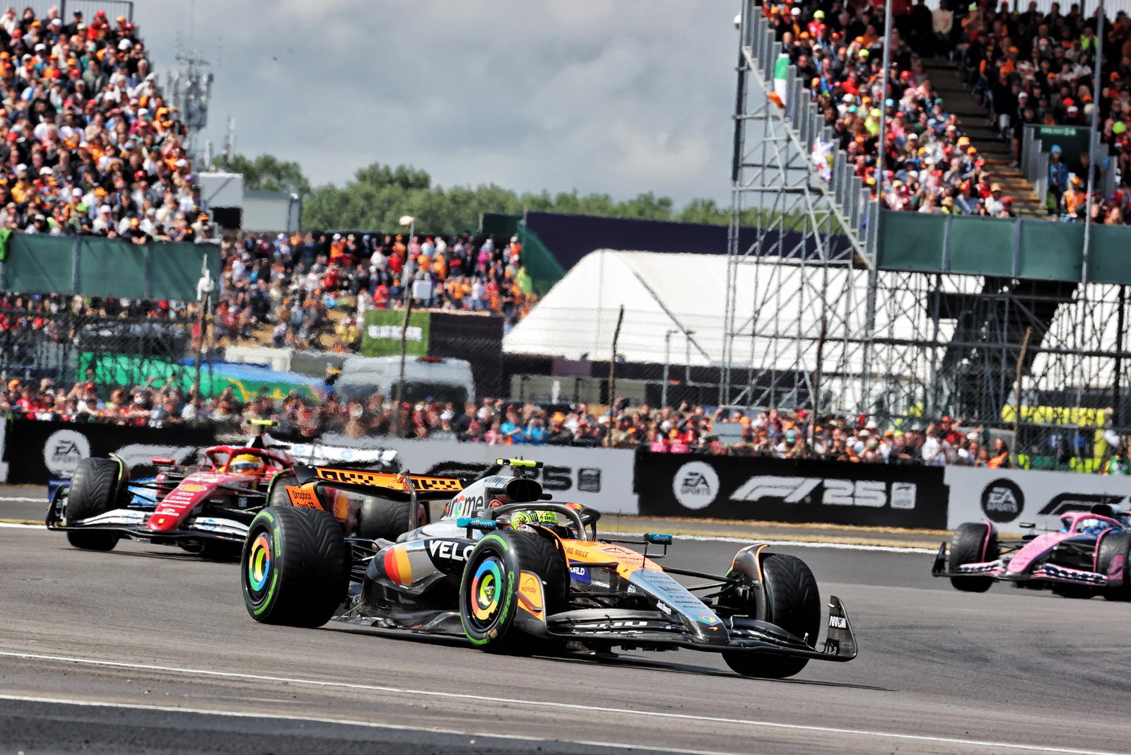 Norris won his home F1 race for the first time last year in mixed conditions