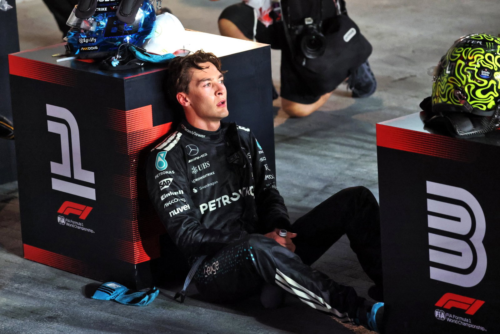 Russell feels the heat in Singapore