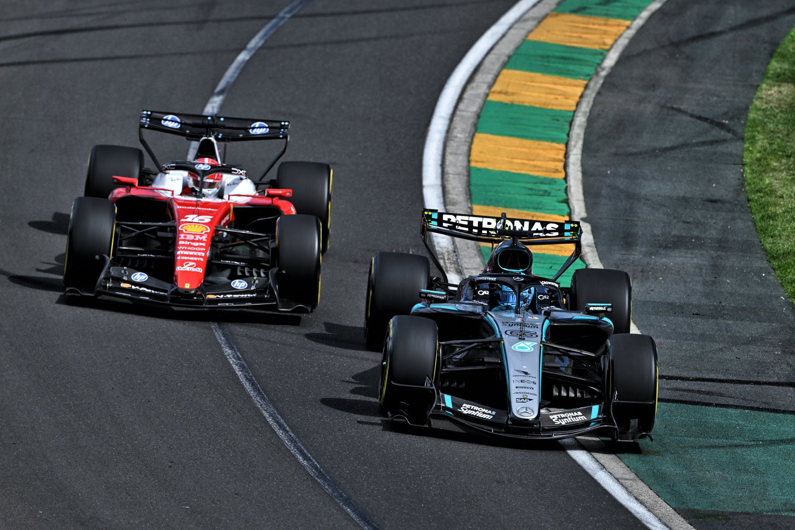 Ferrari could gain on Mercedes under the rule 