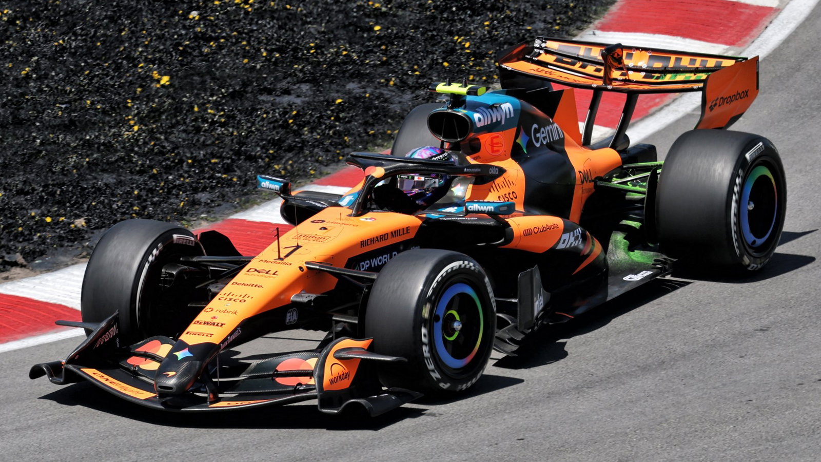 Norris tested the new front wing in Canada practice 