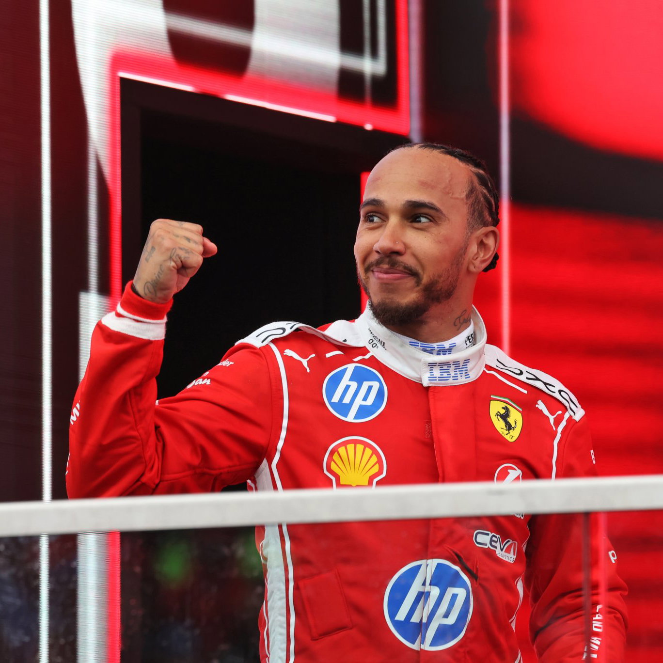 Hamilton scored his best result for Ferrari in Canada