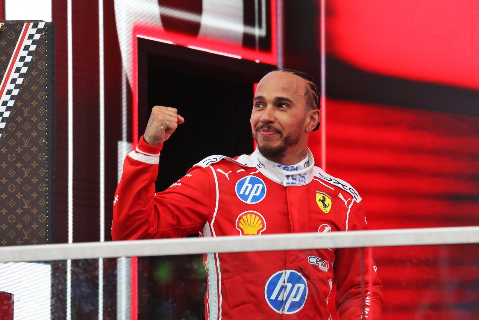 Hamilton scored his best result for Ferrari in Canada
