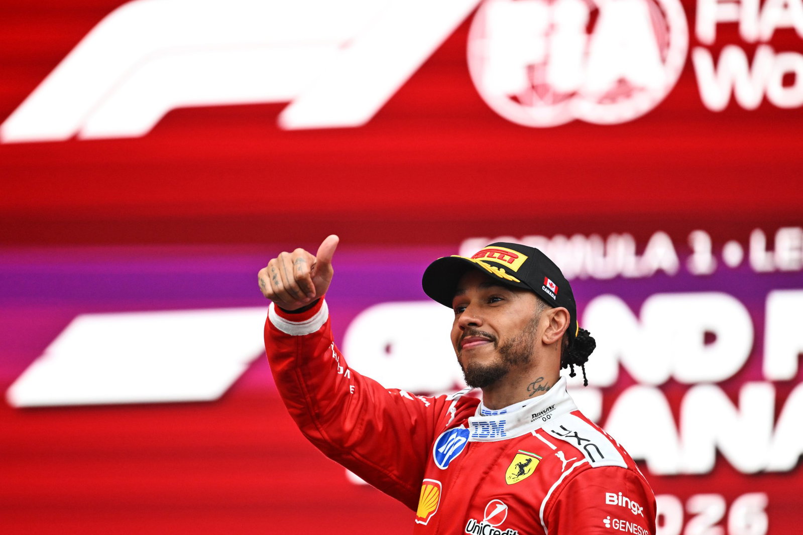 After scoring no podiums in 2025, Hamilton has two already in 2026
