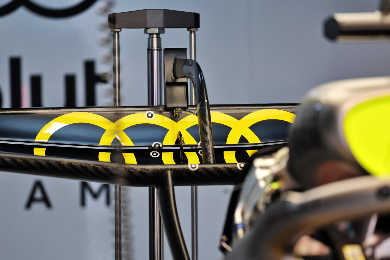 Audi's rear wing at the Monaco Grand Prix 