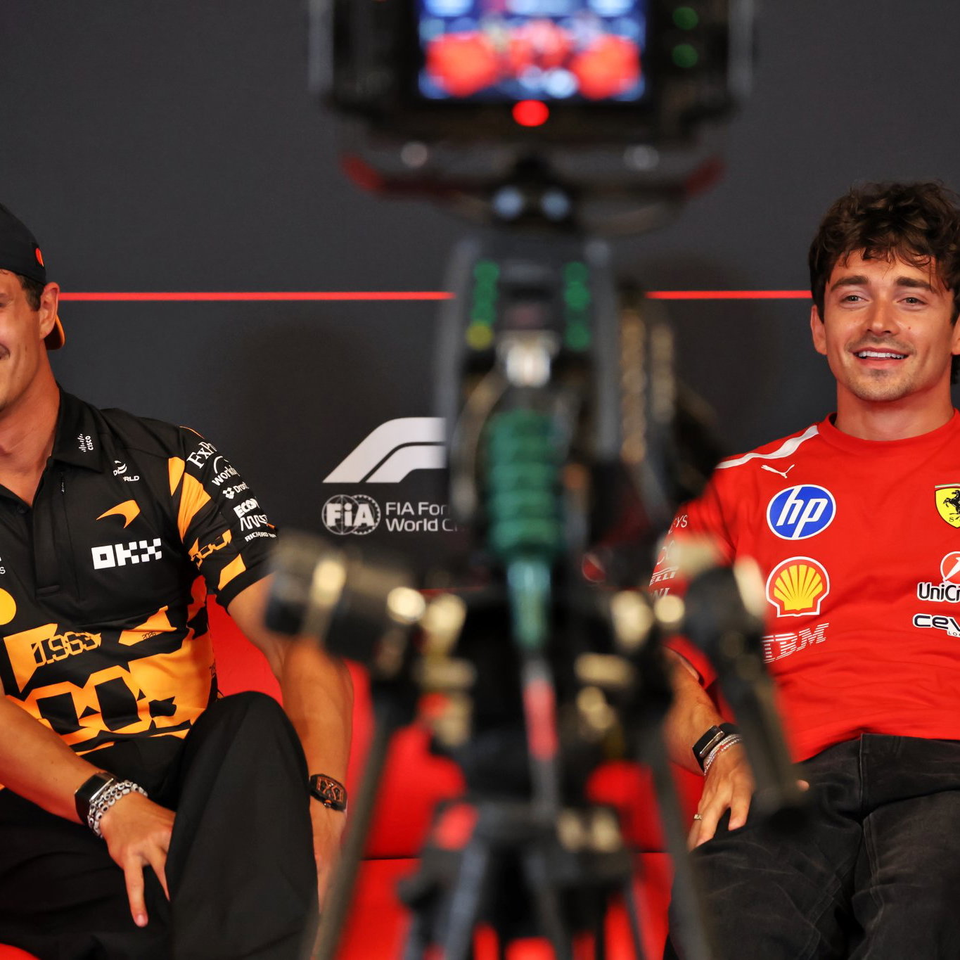 Leclerc disagrees with Norris's prediction 