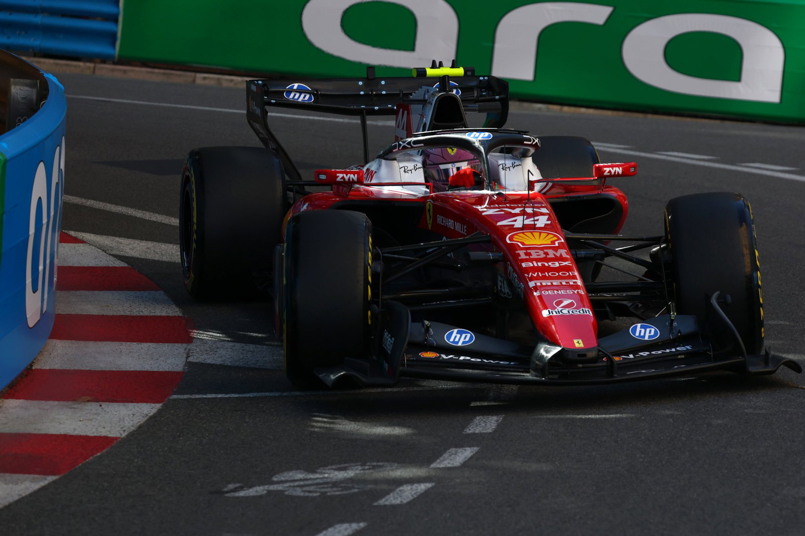 Hamilton and Ferrari look strong in Monaco 