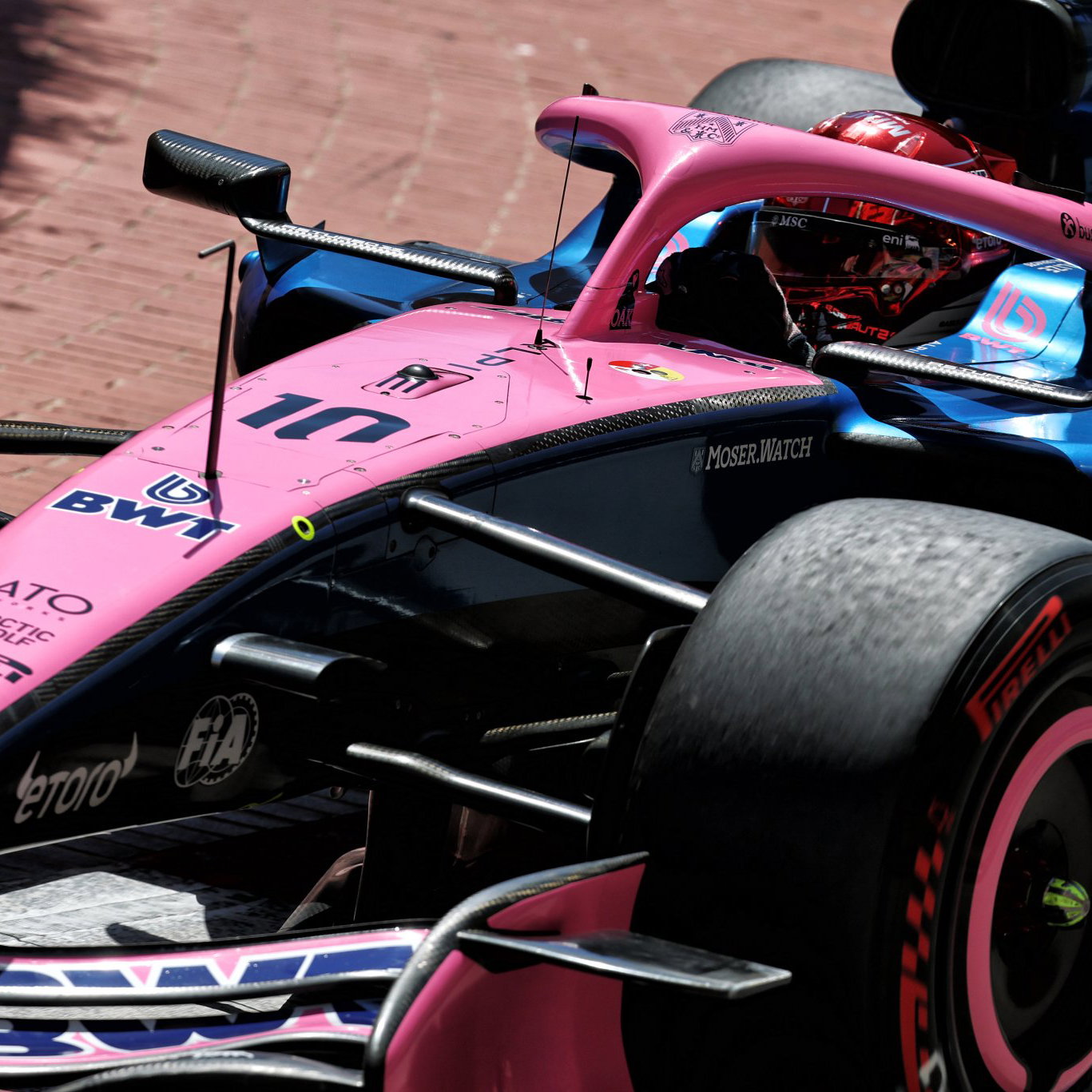 Gasly finished third on the road in Monaco 