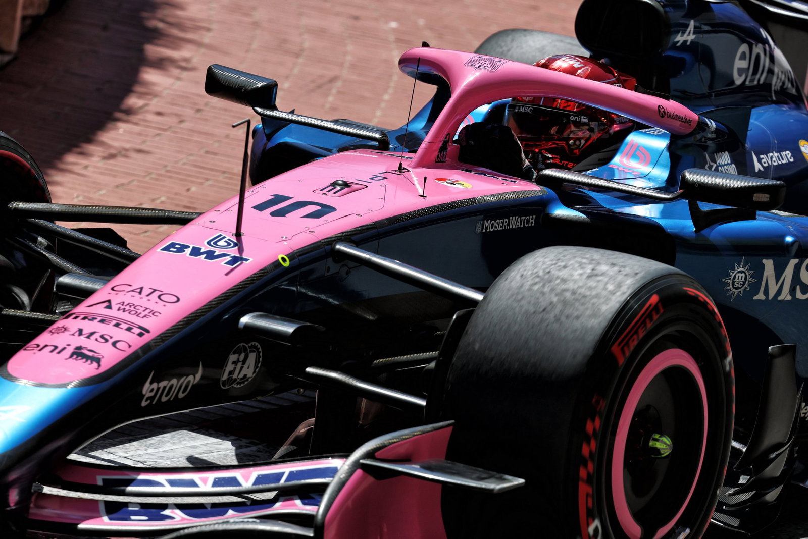Gasly finished third on the road in Monaco