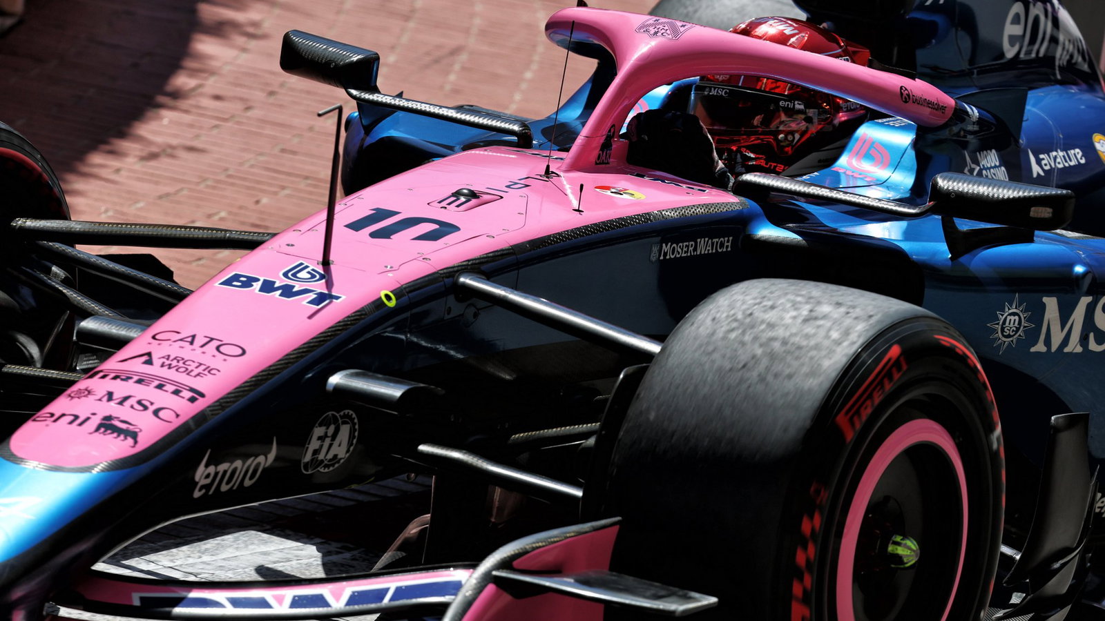 Gasly finished third on the road in Monaco
