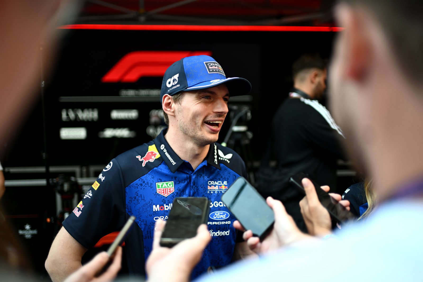 Verstappen was all smiles after qualifying