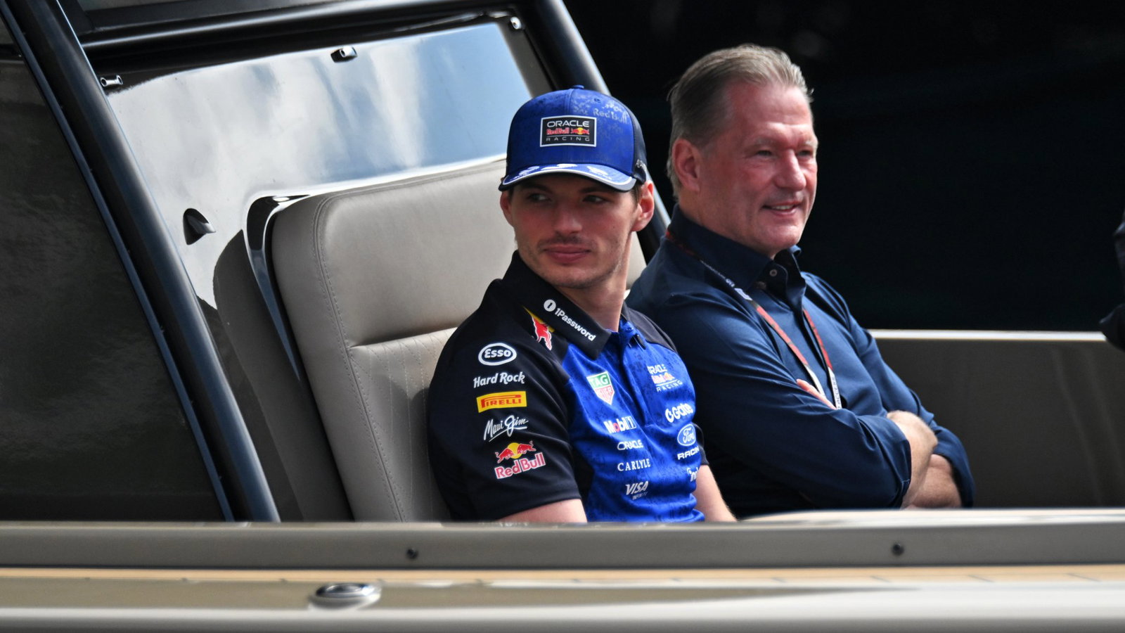 Max and Jos on their way to the Monaco F1 paddock