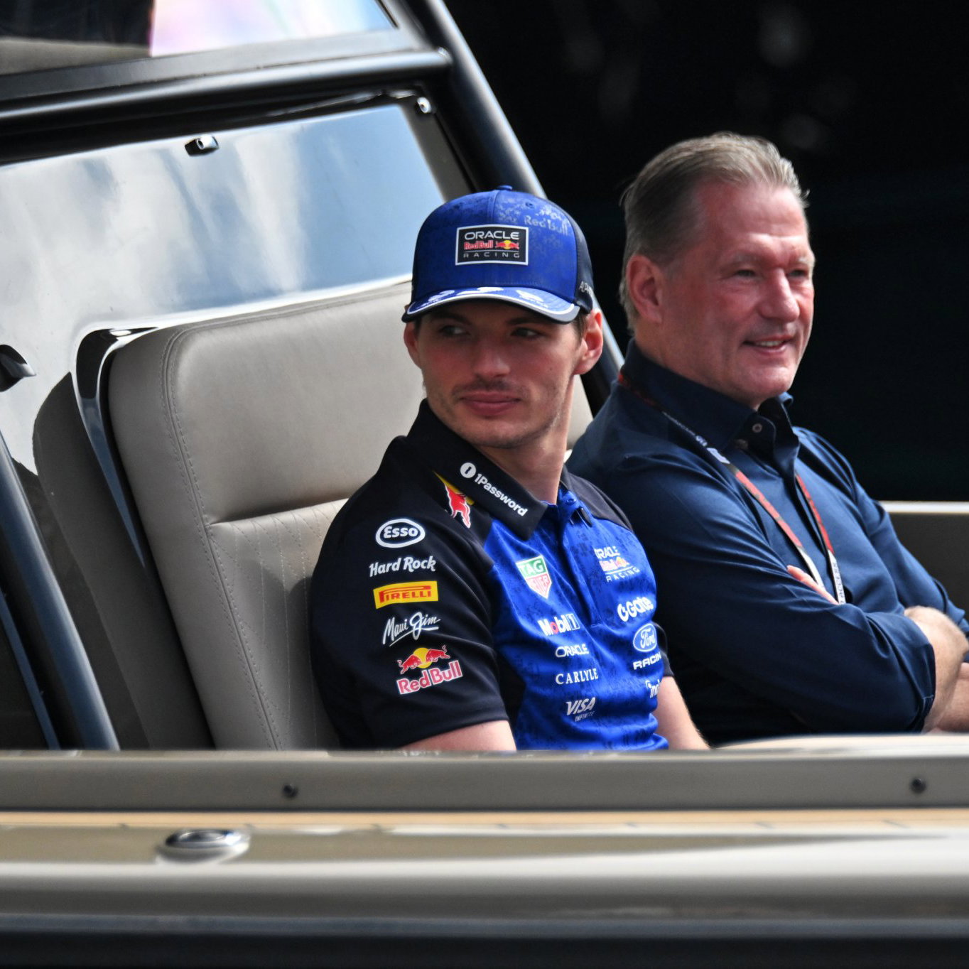 Max and Jos on their way to the Monaco F1 paddock