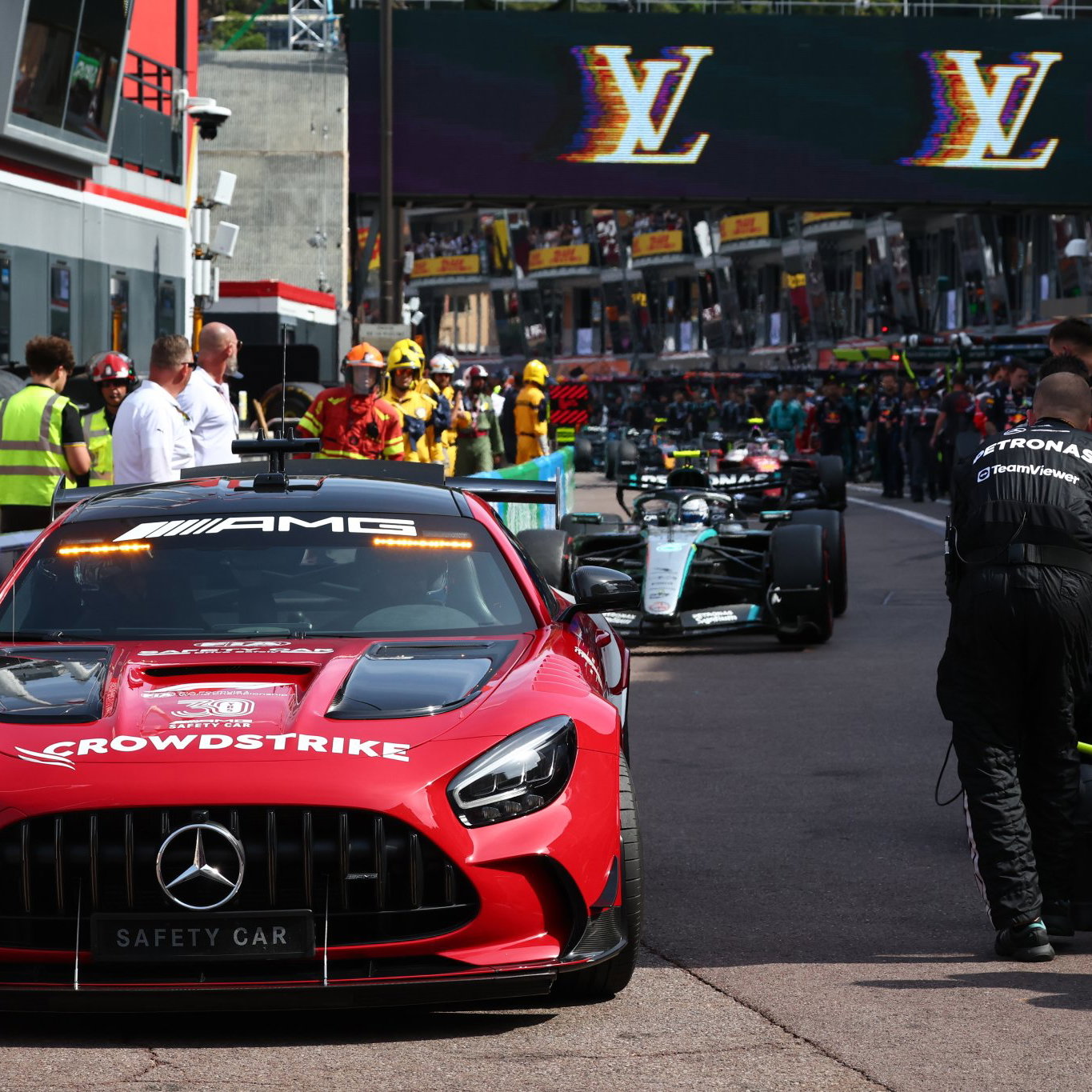 The Monaco Grand Prix was red-flagged