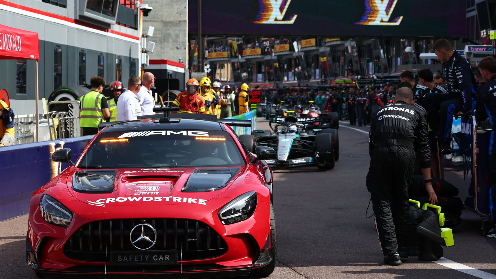 The Monaco Grand Prix was red-flagged