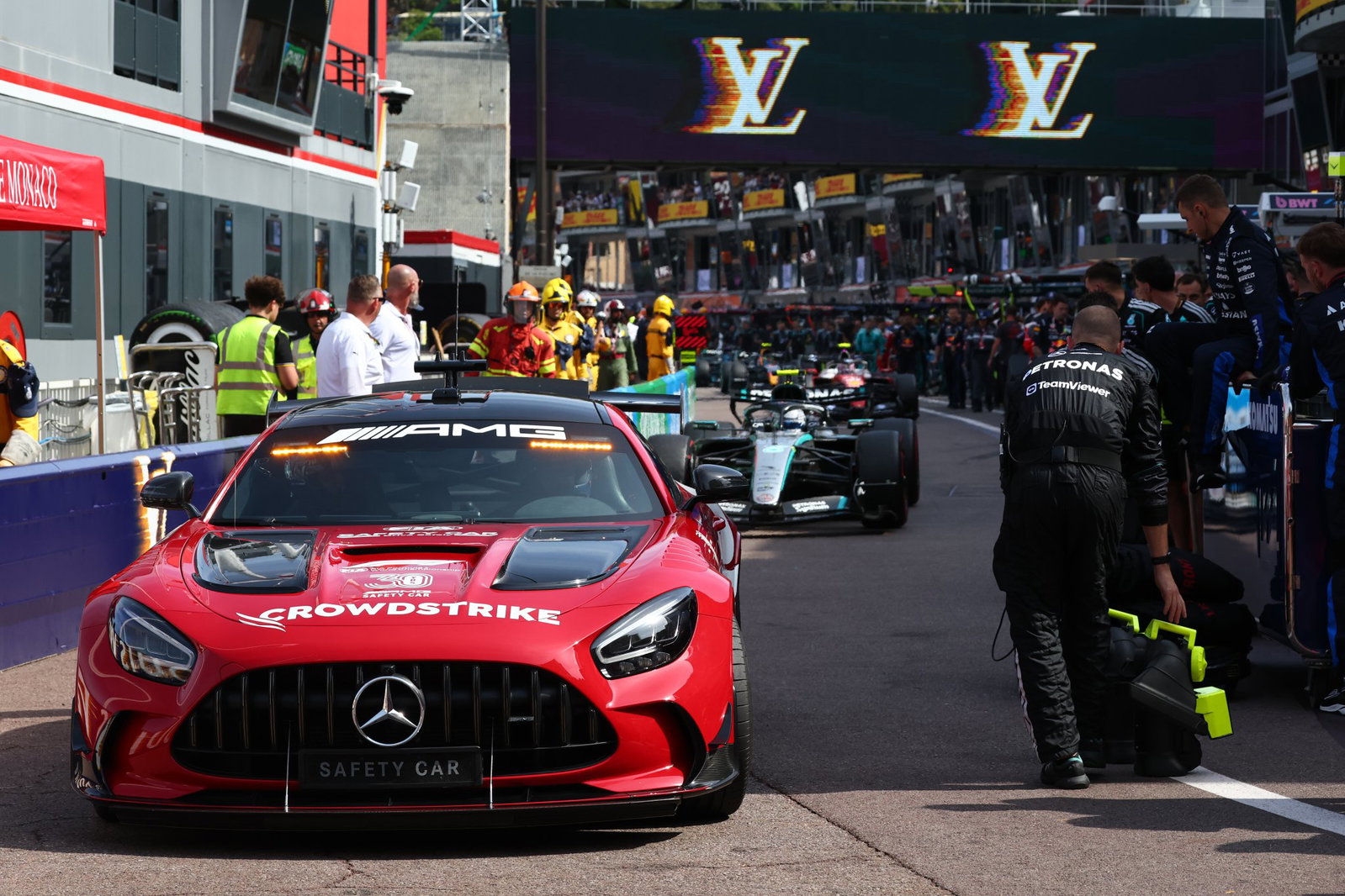 The Monaco Grand Prix was red-flagged