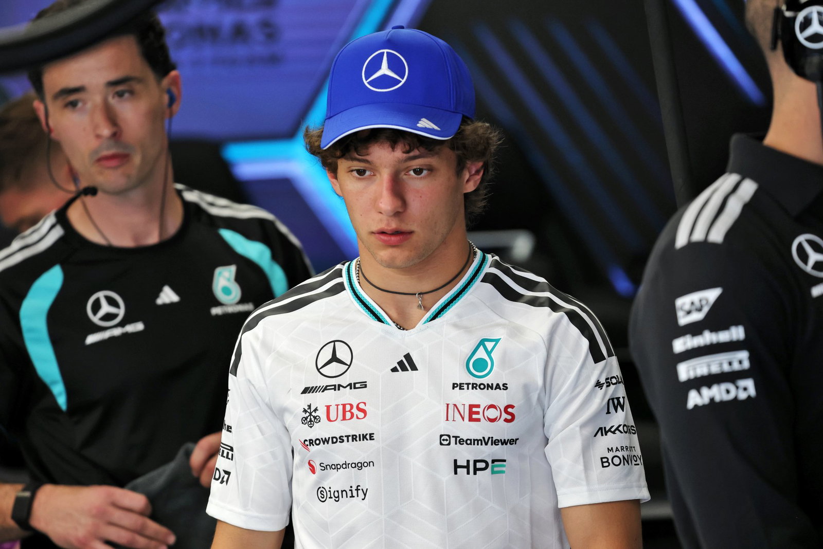 Antonelli was one of seven drivers to sit out of FP1
