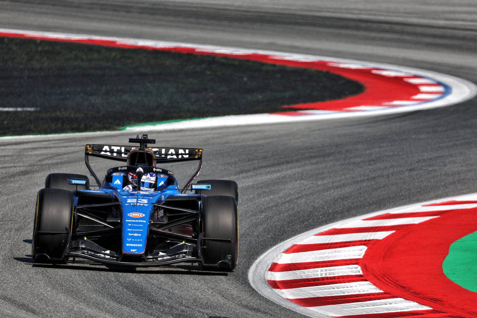 Albon in Barcelona