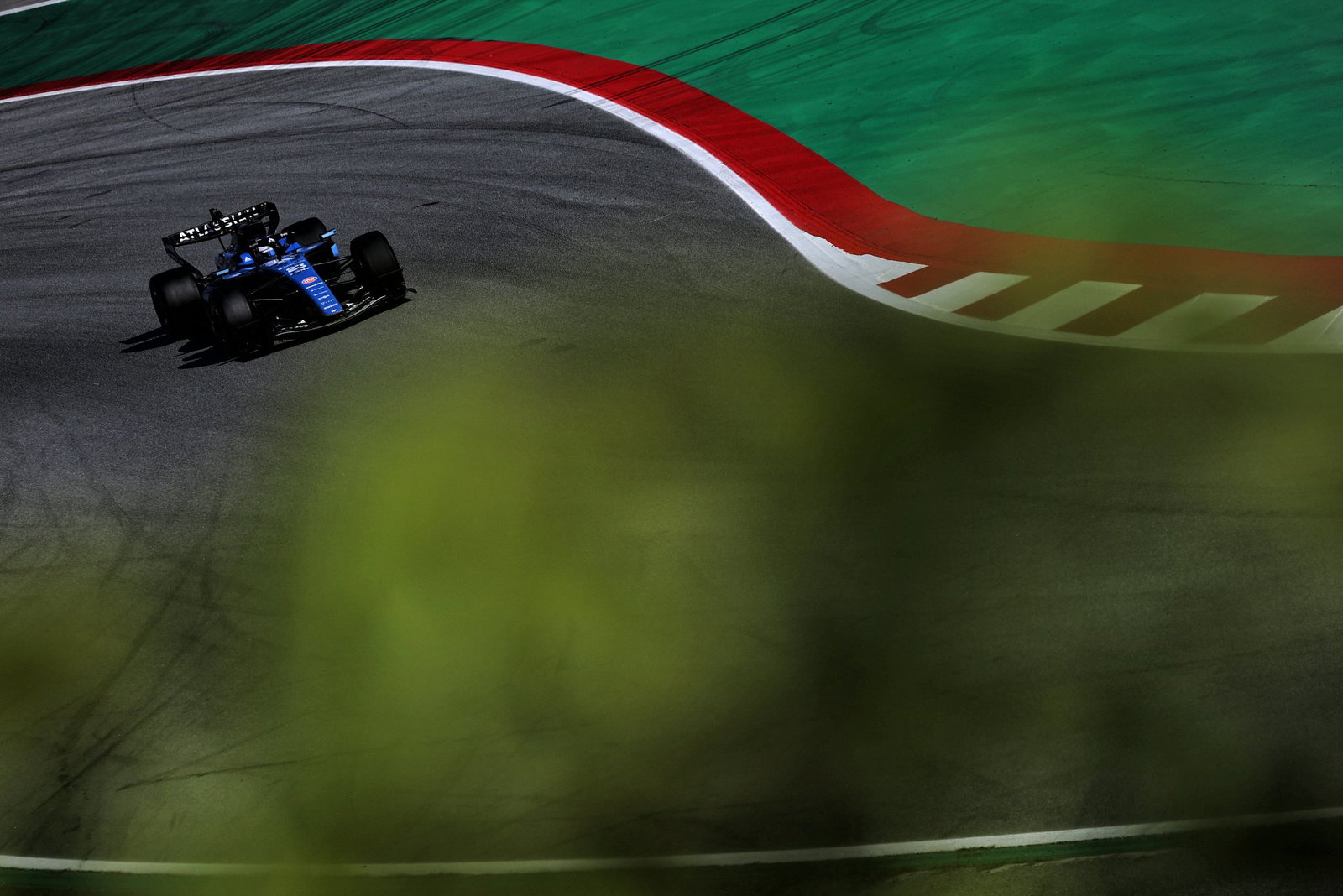Albon in Barcelona