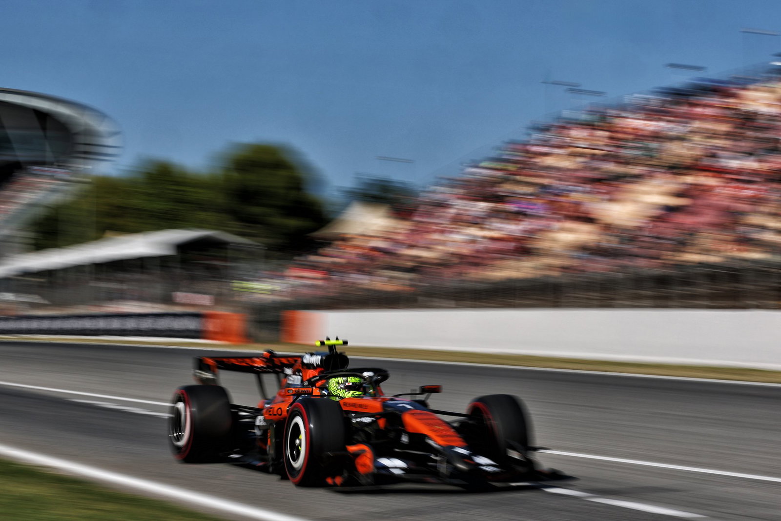 Norris set the pace on Friday for McLaren 