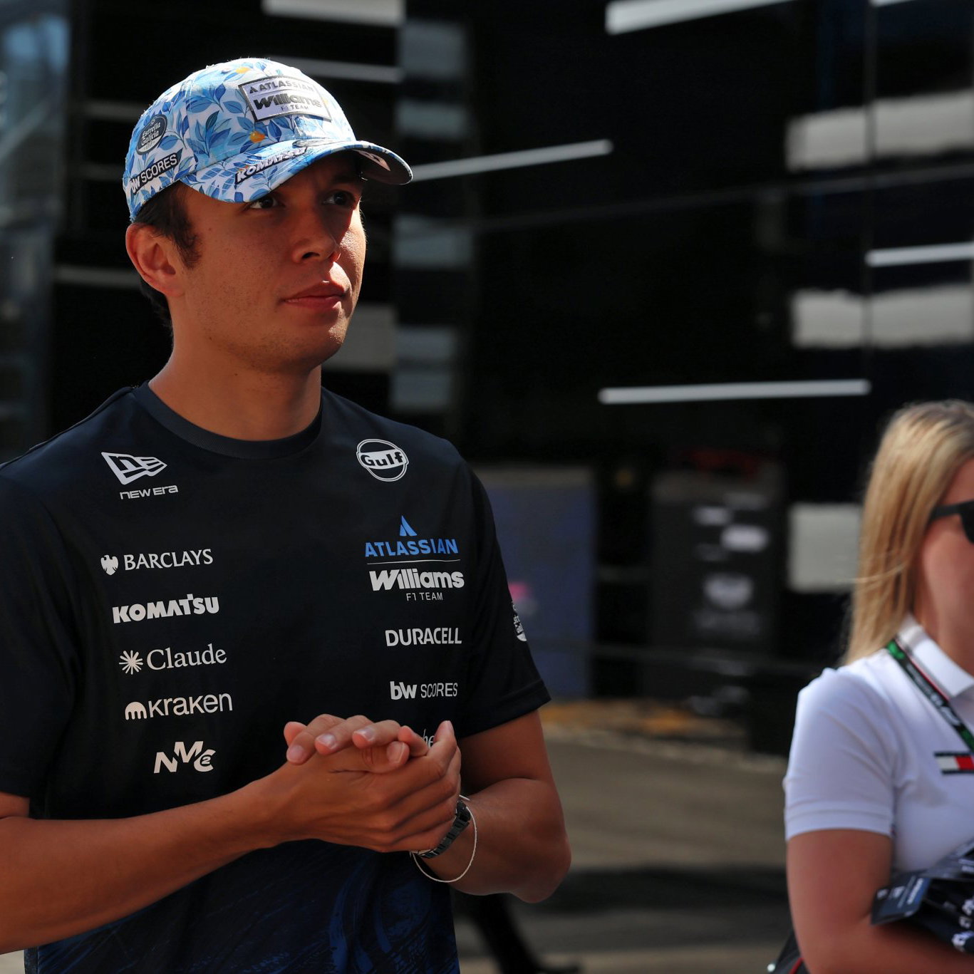 Albon in Barcelona