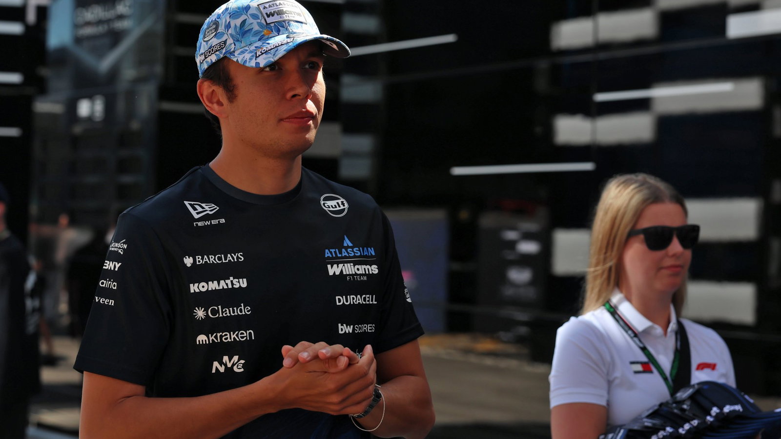 Albon in Barcelona