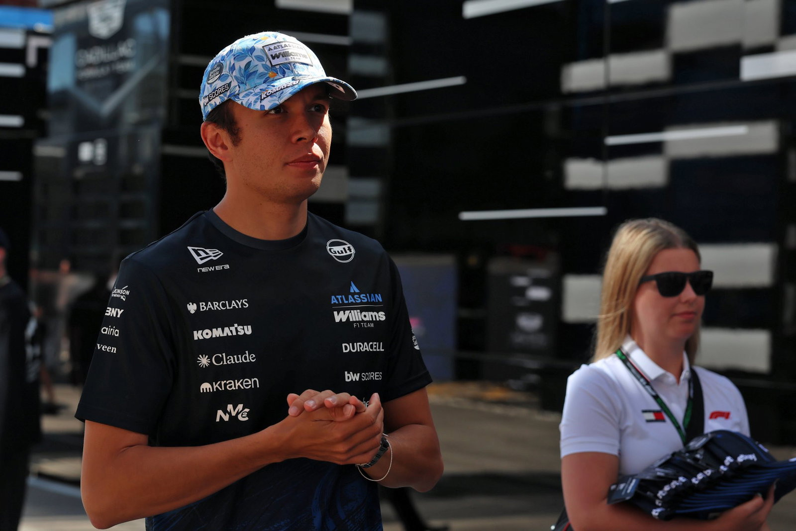 Albon in Barcelona