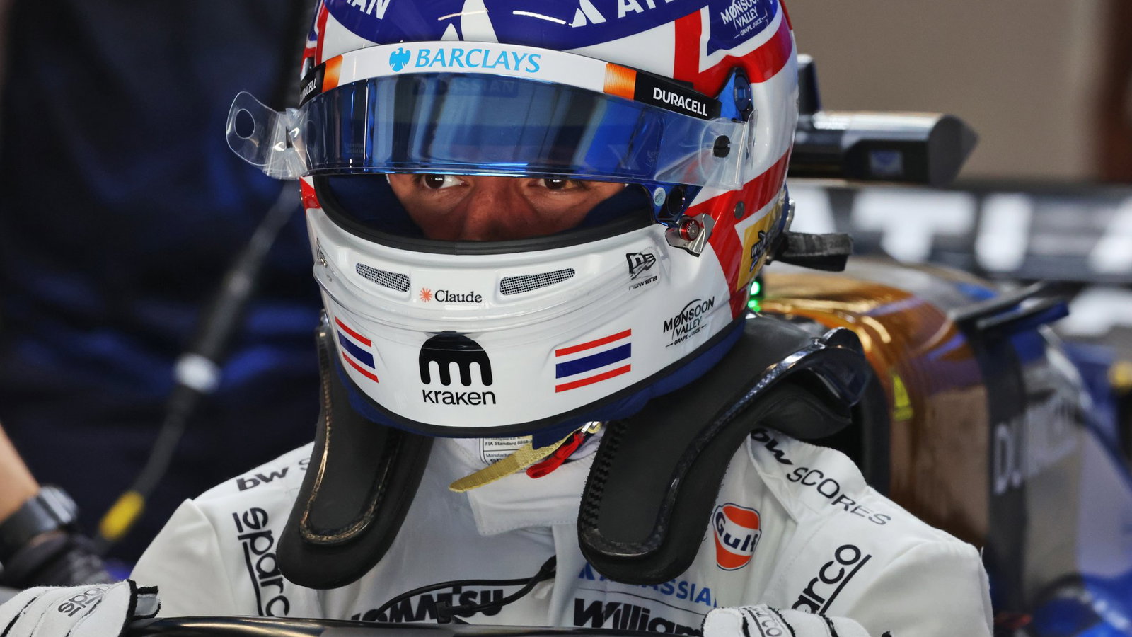Albon in Barcelona