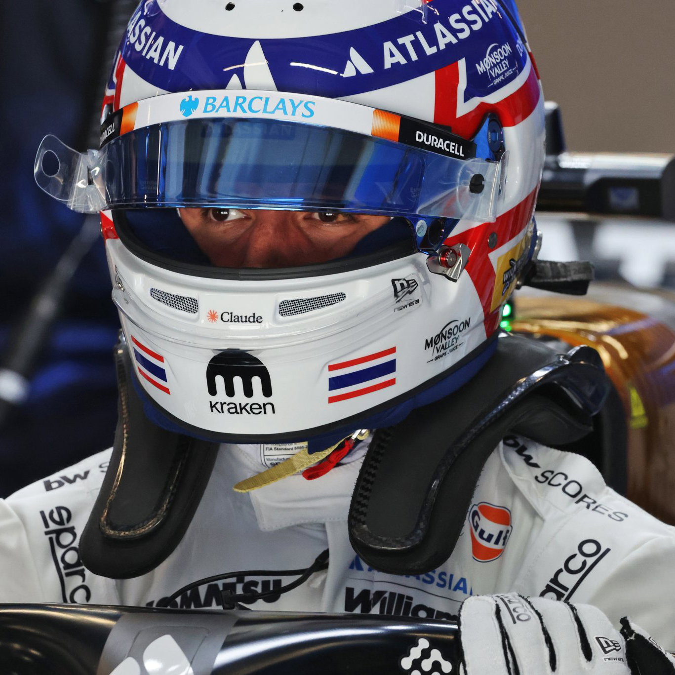 Albon in Barcelona