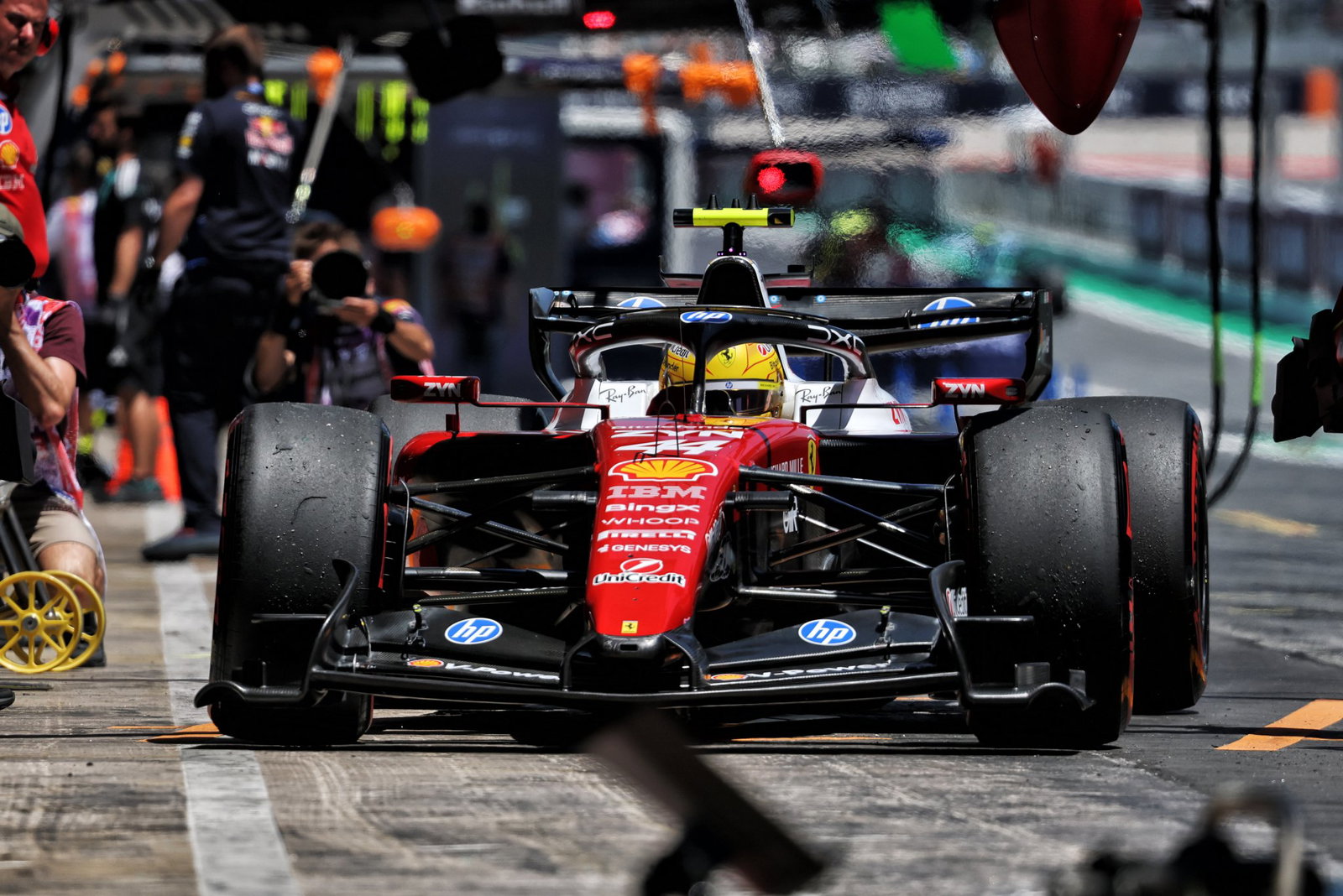 At least two pit stops are expected
