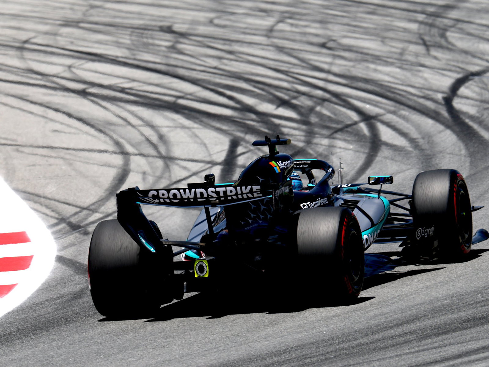 Barcelona is particularly punishing on tyres