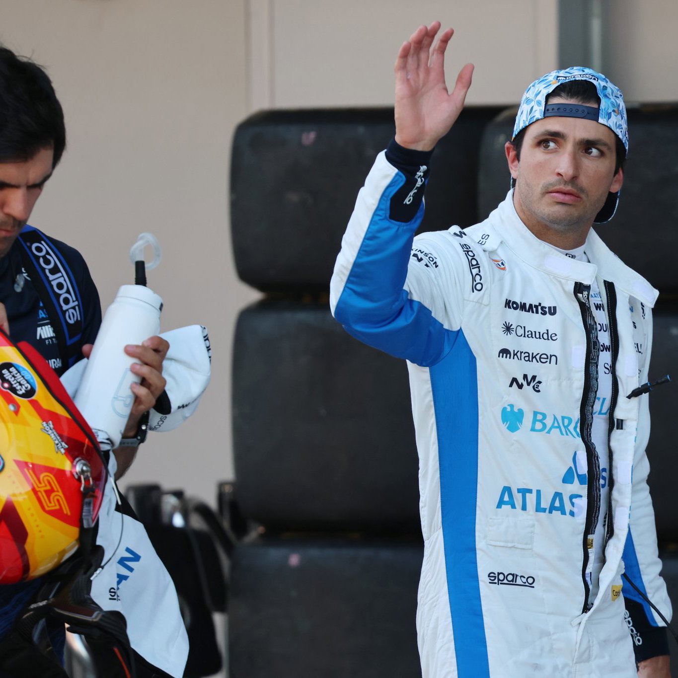 Sainz in Barcelona