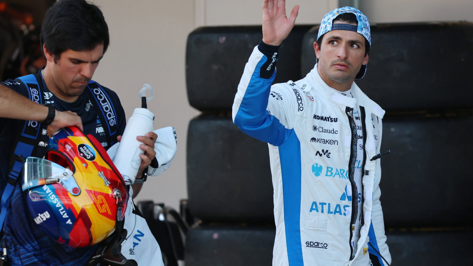 Sainz in Barcelona