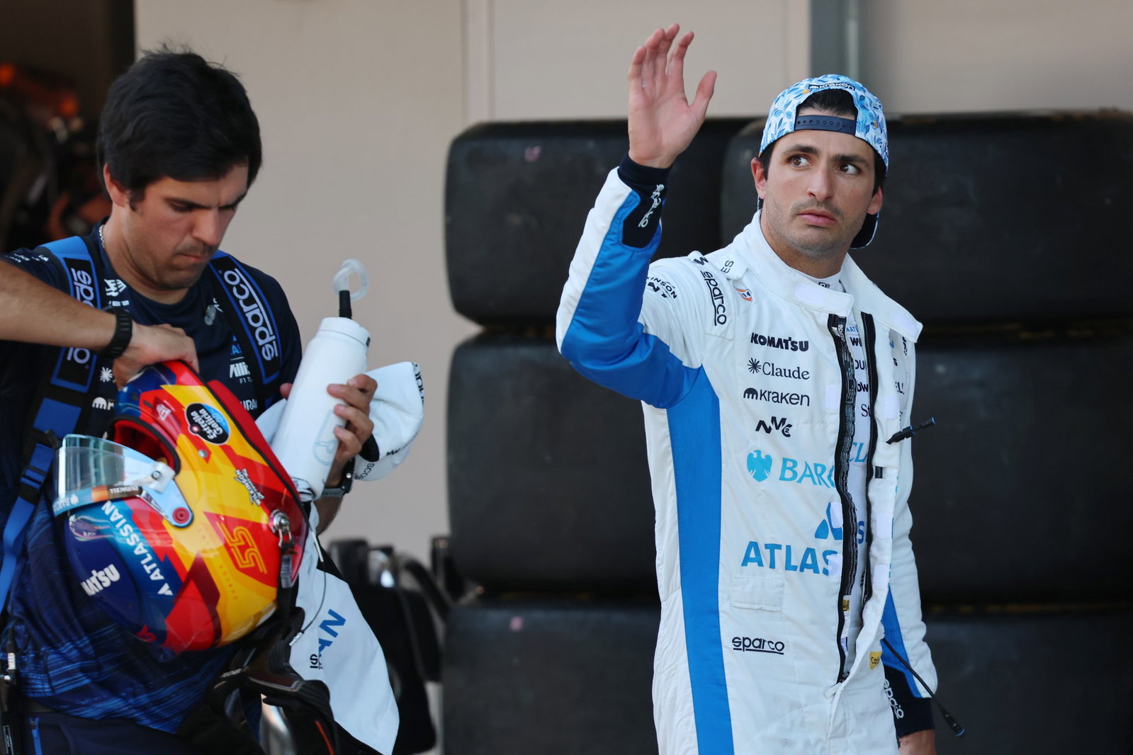 Sainz in Barcelona