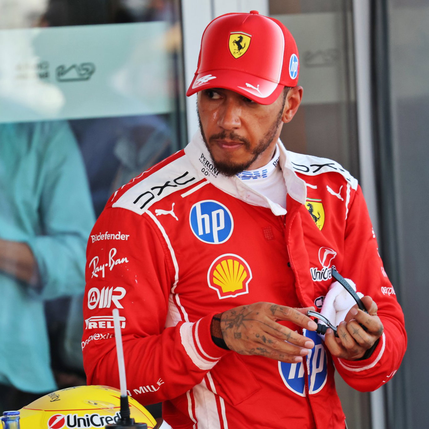 Hamilton secured his best qualifying result for Ferrari