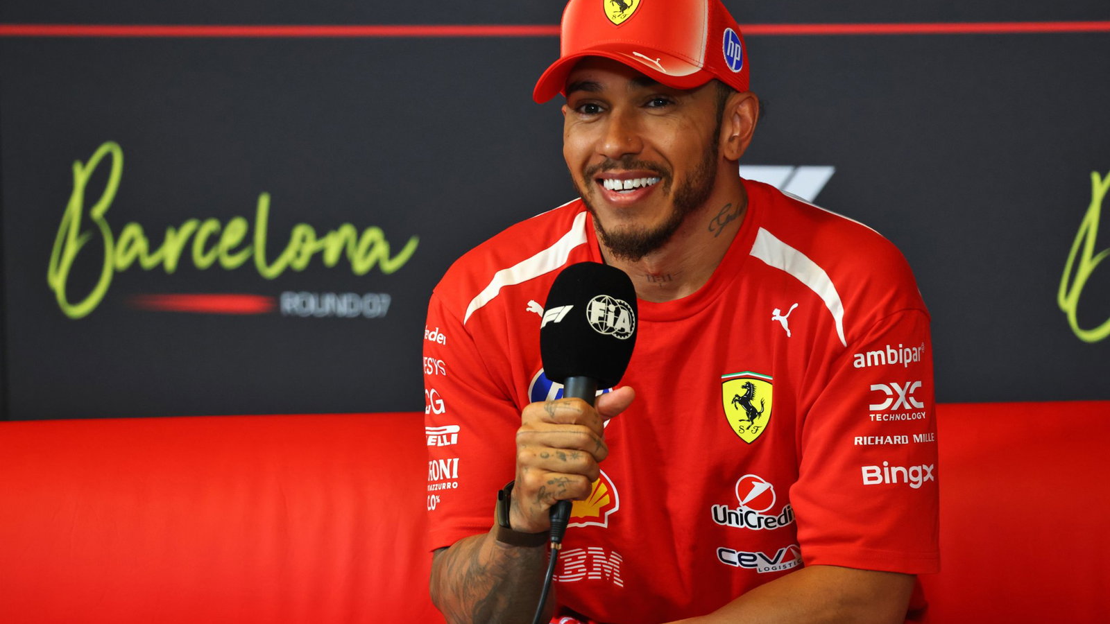 Hamilton in Barcelona