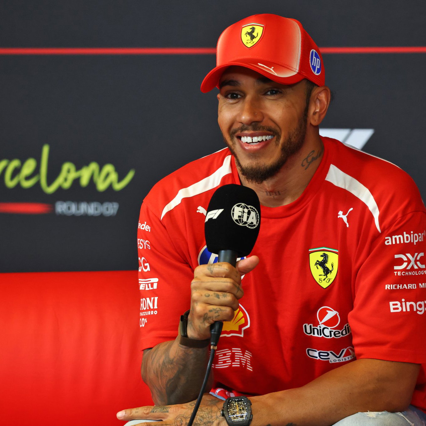 Hamilton in Barcelona