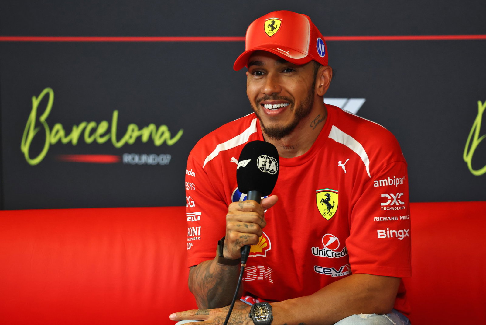 Hamilton in Barcelona