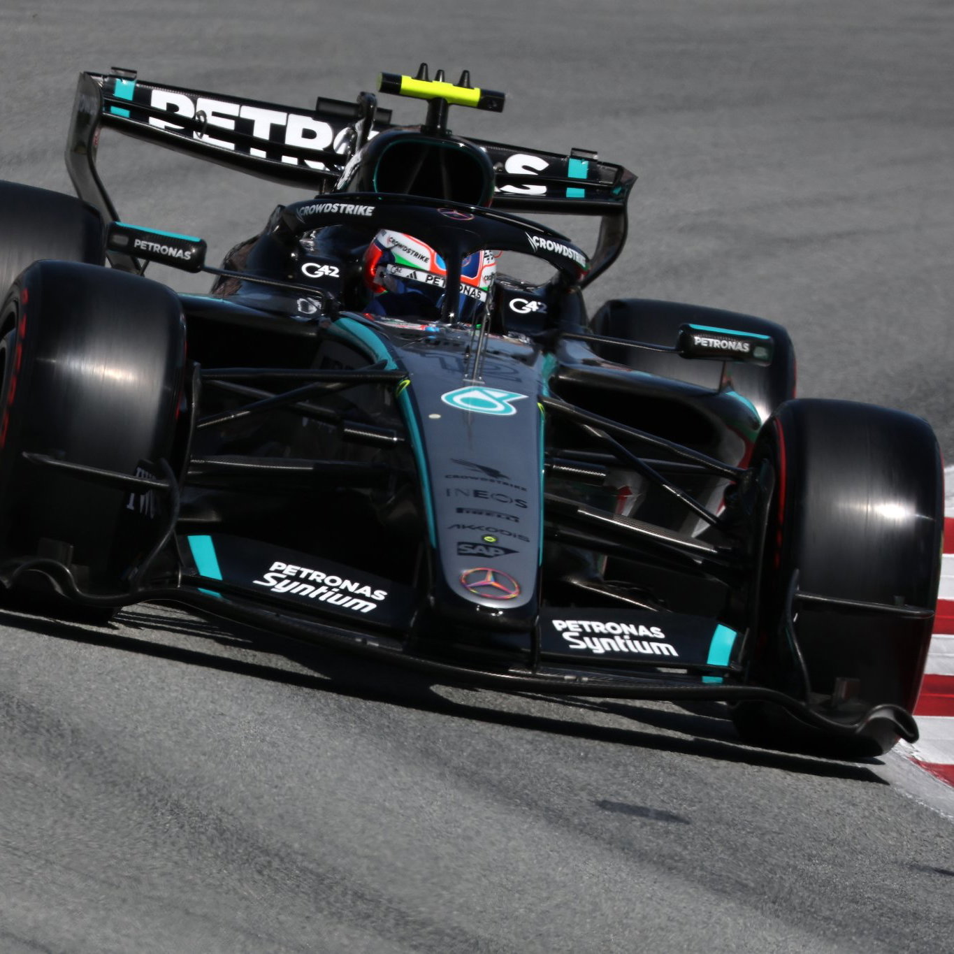 Antonelli was penalised for multiple track limits breaches 