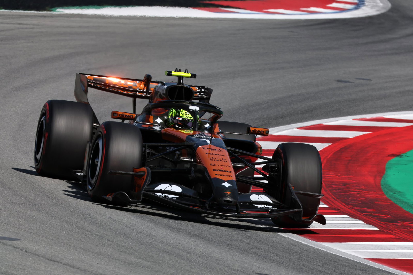 Norris qualified fourth in Barcelona